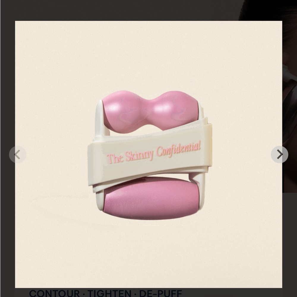 Pink MINT ROLLER Facial Massager
